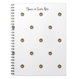Esresso Coffee Spiral Photo Notebook Notizblock