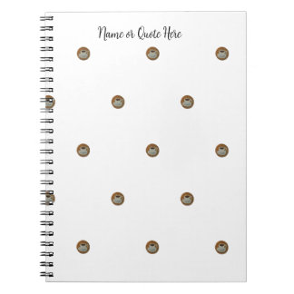 Esresso Coffee Spiral Photo Notebook Notizblock