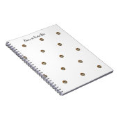 Esresso Coffee Spiral Photo Notebook Notizblock (Rechte Seite)