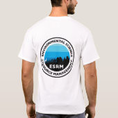 ESRM Klassisches Rundlogo T-Shirt (Rückseite)