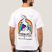 ESRM Regenbogen-Einhorn T-Shirt (Rückseite)