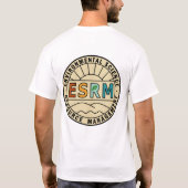 ESRM-Rundes-Retro-Logoshirt T-Shirt (Rückseite)