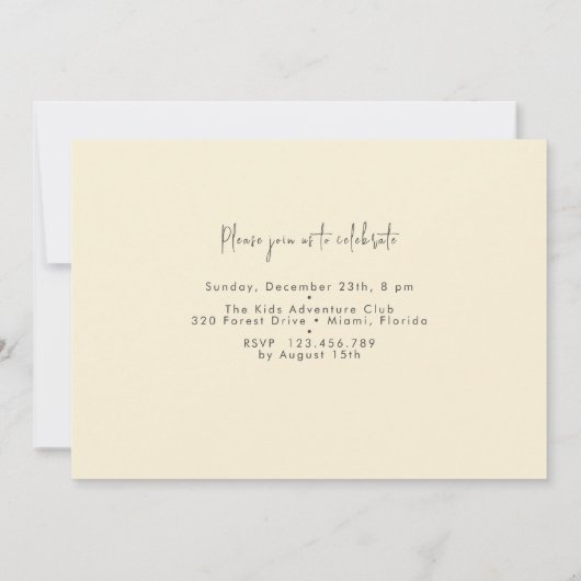 Esroom-Geburtstag Einladung (Rückseite)