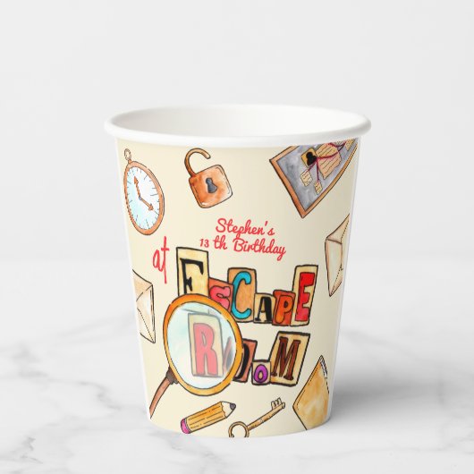 Esroom-Geburtstag Pappbecher (Rückseite)