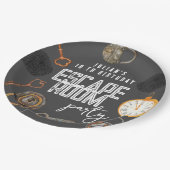 Esroom Geburtstagsparty Pappteller (Schrägansicht)