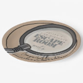 Esroom Geburtstagsparty Pappteller (Schrägansicht)