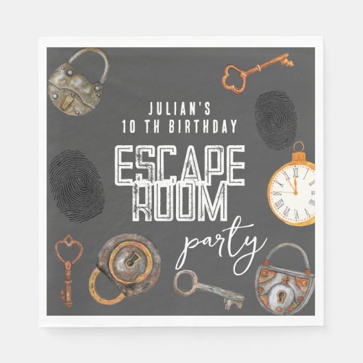 Esroom Geburtstagsparty Serviette (Vorderseite)