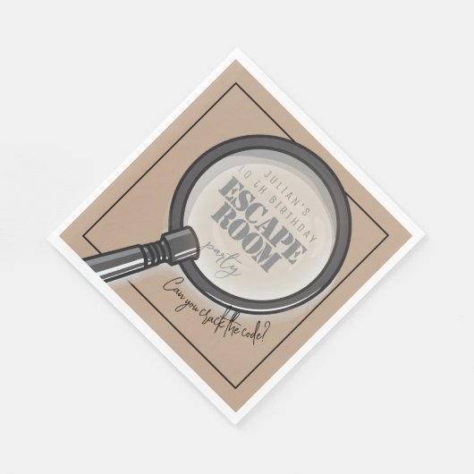 Esroom Geburtstagsparty Serviette (Ecke)