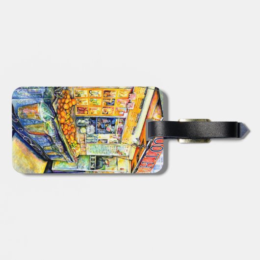 Ess-Gepäckmarke Gepäckanhänger (Rückseite horizontal)