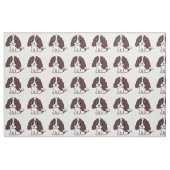 ess Leber-Weiß-Cartoon Stoff (Fat Quarter (45,7 x 55,9 cm))