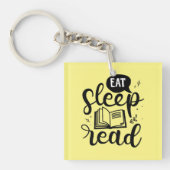Ess Read Sleep Book Lover Schlüsselanhänger (Vorderseite)