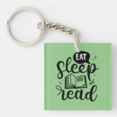 Ess Read Sleep Book Lover Schlüsselanhänger (Vorderseite)