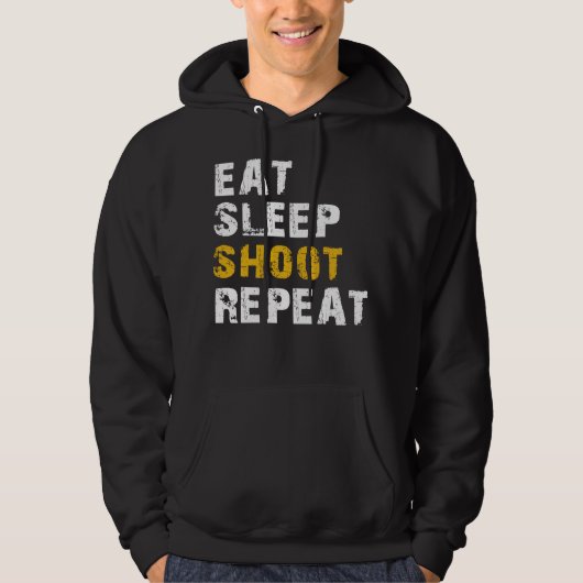 Ess-Schlaf Hoodie (Vorderseite)