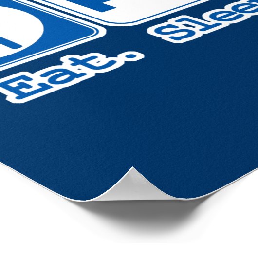 Ess Sleep Code (HTML) Poster (Ecke)