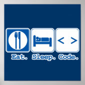 Ess Sleep Code (HTML) Poster (Vorne)