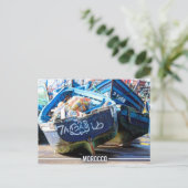Essaouira - Arabische Boote, Marokko Postkarte (Stehend Vorderseite)