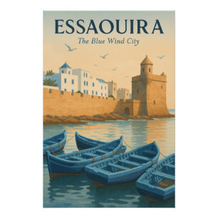 ESSAOUIRA – Die Stadt des blauen Windes Poster