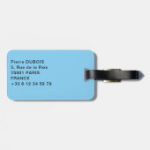 Essaouira - Marokko Gepäckanhänger (Rückseite horizontal)