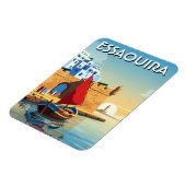 Essaouira Marokko Reise Magnet (Linke Seite)