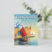 Essaouira Marokko Reise Postkarte (Stehend Vorderseite)
