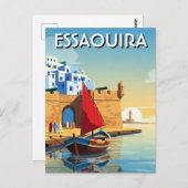 Essaouira Morocco Travel Postkarte (Vorne/Hinten)