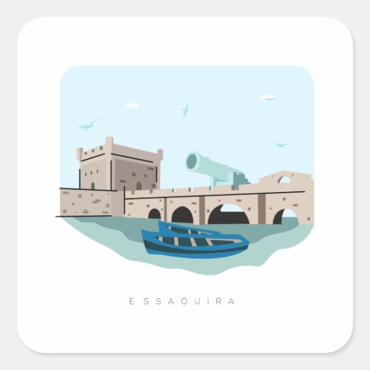 Essaouira morocco travel Sticker - Marokko - Reise (Vorderseite)