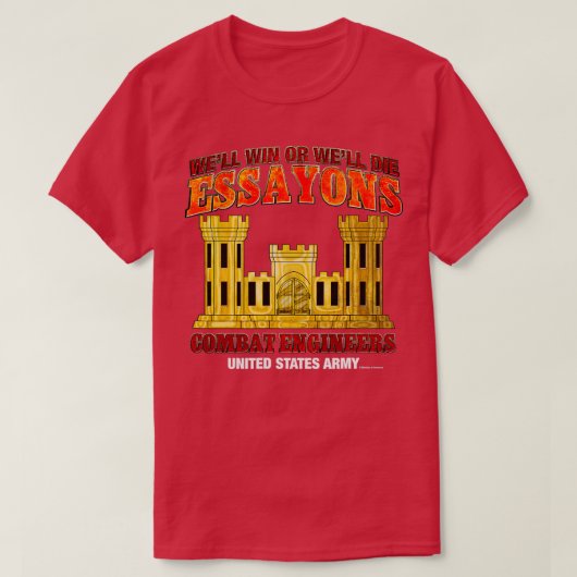 Essayons Combat Engineers T-Shirt (Design vorne)