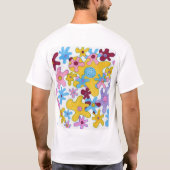 Essbare Blume T-Shirt (Rückseite)