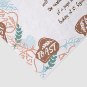 Essbare Brot-Toastquote Seidenpapier (Ausschnitt)