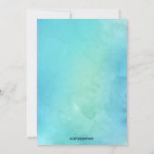 Essbare Chalice and Trauben Erste Kommune Einladung (Rückseite)