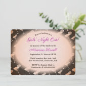 Essbare Cocktails Giro Night Out Einladung (Stehend Vorderseite)