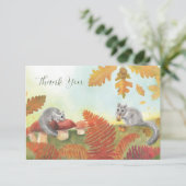 Essbare Dormice (Glis glis) in der Natur Dankeskarte (Stehend Vorderseite)