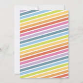 Essbare Geburtstagsfeier // Regenbogen Einladung (Rückseite)