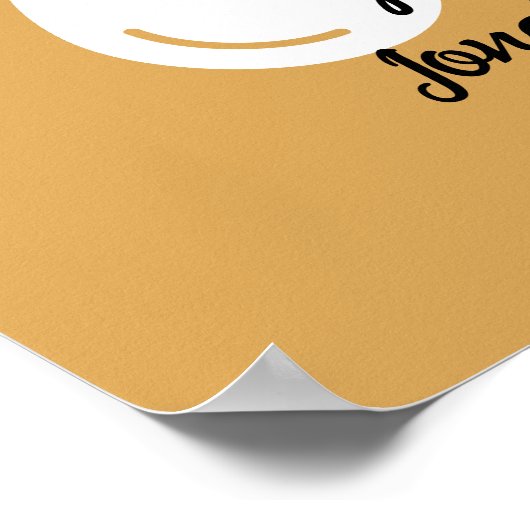 Essbare gepflückte Eier Poster (Ecke)