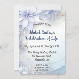 Essbare helle Blumen Blumen Feier des Lebens Einladung