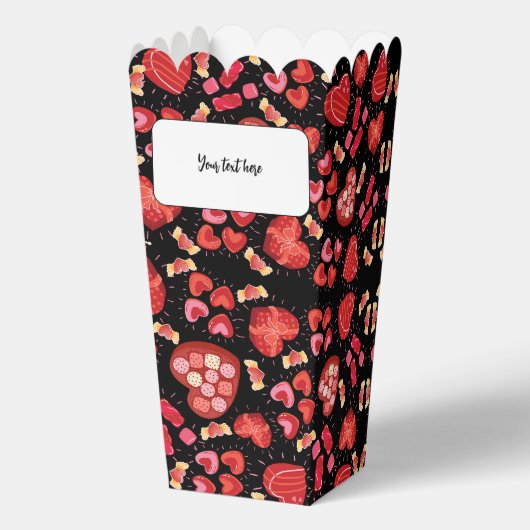 essbare Herzen Geschenkschachtel (Rückseite)