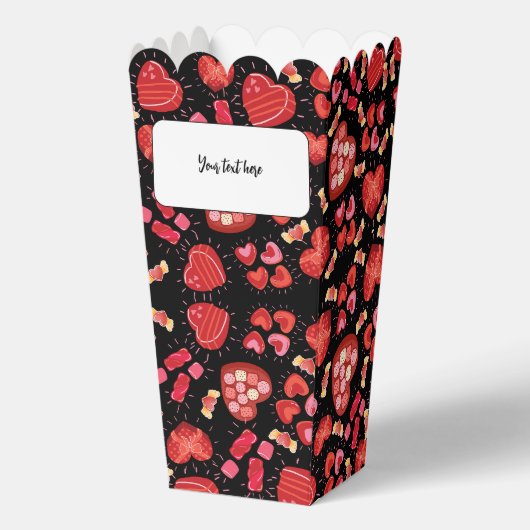 essbare Herzen Geschenkschachtel (Vorderseite)