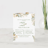 Essbare Hochzeit Probe Einladung (Vorderseite)