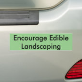 Essbare Landscaping-Autoaufkleber Autoaufkleber (Auf Auto)