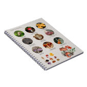Essbare Mushroom-Fotos Diagramm Journal Notizblock (Rechte Seite)