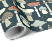 Essbare Mushroom Garden Geschenkpapier (Rolleneckpunkt)