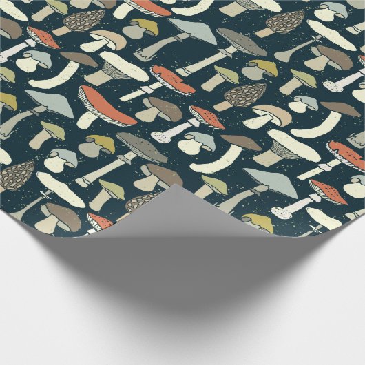 Essbare Mushroom Garden Geschenkpapier (Ecke)