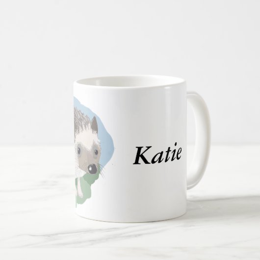 essbare niedliche Igel Kaffeetasse (VorderseiteRechts)