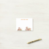 Essbare Post It Notes Niedlicher Tiere Happy Face Post-it Klebezettel (Auf Schreibtisch)