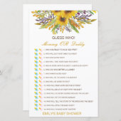 Essbare Ratschläge, wer, Mama oder Vater Baby Dusc (Vorne/Hinten)