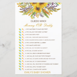 Essbare Ratschläge, wer, Mama oder Vater Baby Dusc