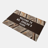 Essbare rustikale neutrale Western-Klasse Empfang Fußmatte (Schrägansicht)