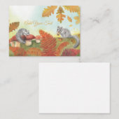 Essbare Schlafmäuse (Glis glis) Personalisiert Mitteilungskarte (Vorne/Hinten)