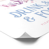 Essbare Speisen und Getränke Poster (Ecke)