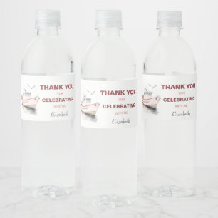 Essbare Wasserflasche - Mädchen Wasserflaschenetikett